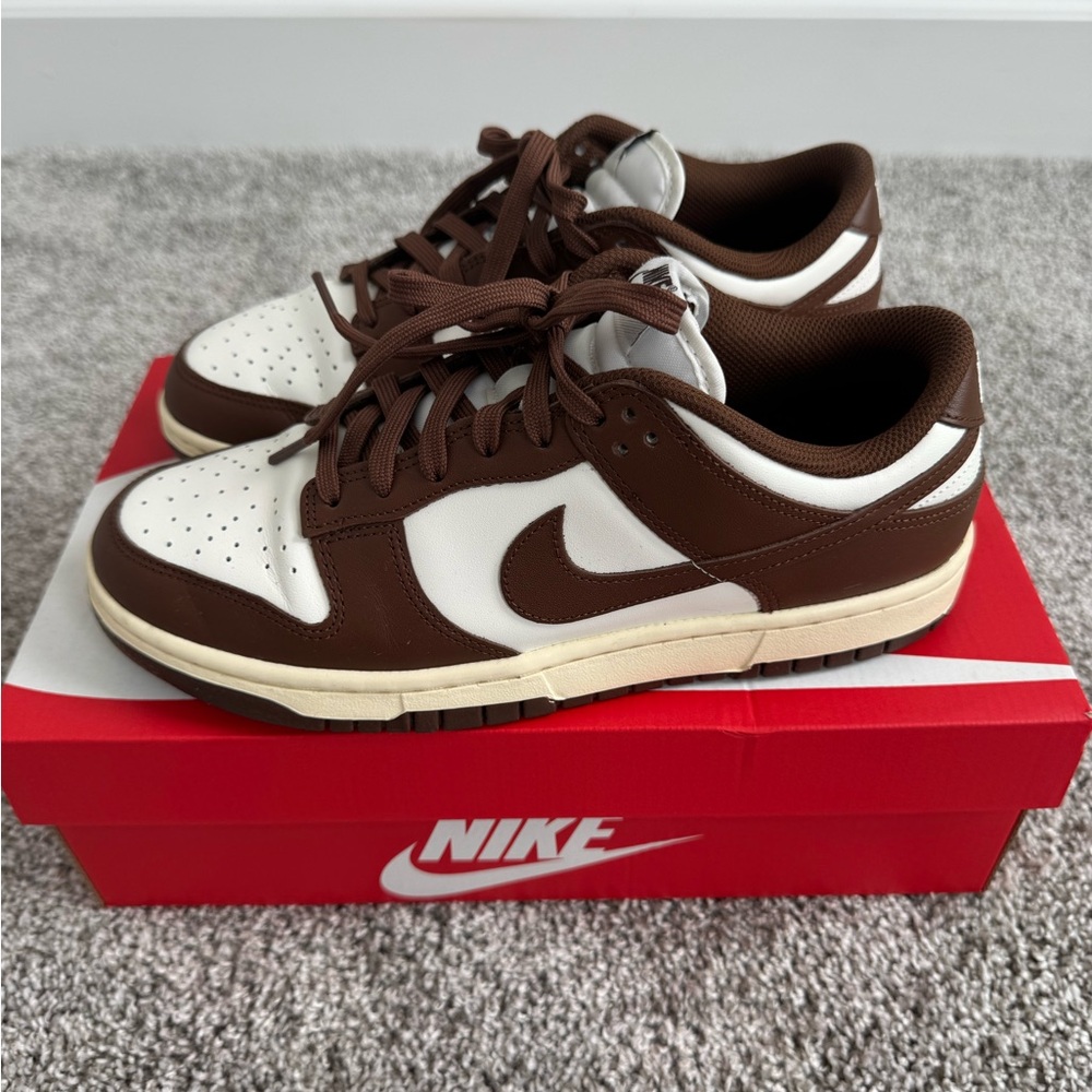 Nike Dunks  Women’s Brown and White Sneaker